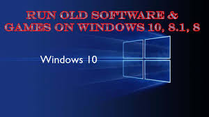 run old games software in windows 8