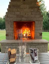 Pergola Outdoor Fireplace Picture