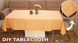 diy tablecloth sewing tutorial