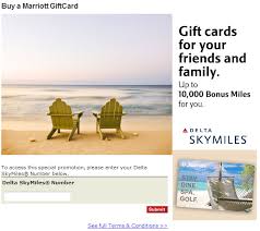 earn delta skymiles with marriott gift