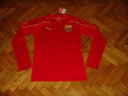 Dein trikot soll perfekt sitzen, schweiß aufnehmen und schnell trocknen; North Macedonia Fussball Trikot Puma Player Issue Football Shirt Maillot Euro Ffm Ebay