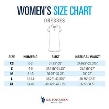 Size Guide Womens Dresses U S Polo Assn