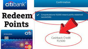 how to redeem citi bank rewards points