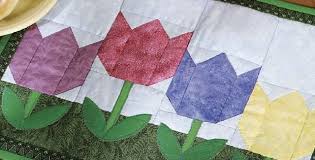Quilted Tulips Quilting Digest