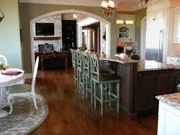 kitchen islands with stools pictures