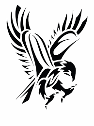 Drawn Falcon Cool Hawk Stencil Free Png Images Clipart