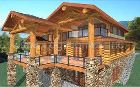 Log Home Floor Plan Sample