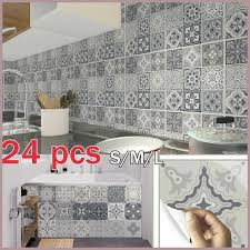 24pcs ceramic tile sticker self