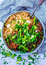 10 minute sticky ginger beef mince