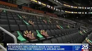 Said he is optimistic that massachusetts is ready for a full reopening. Td Garden To Welcome Fans For First Time In Over A Year Boston 25 News