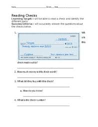 Just the same, there is a lot of information on your checks, so learning. Reading Checks Worksheet By Craig Decker Teachers Pay Teachers