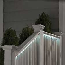 Hampton Bay Solar Powered 16 Ft Clear Outdoor Integrated Led 5000k Day Light Landscape Rope Light With Remote Panel 84130 The Home Depot