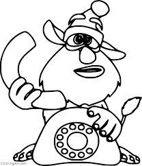 Telephone was invented by grahm bel. Booba Coloring Pages Coloringall