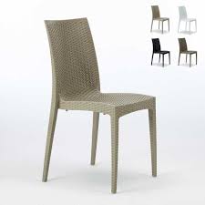 woven rattan chair stackable