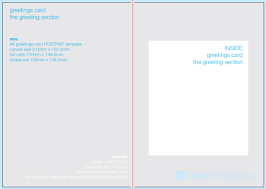 Free Blank Greetings Card Artwork Templates For Download