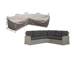 l shaped dining sofa cover 240 x 240 cm