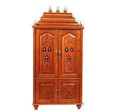 wooden pooja cupboard
