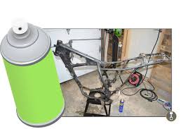 how to paint a dirt bike frame easy