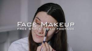 on makeup free stock video fooe