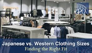 anese vs western clothing sizes