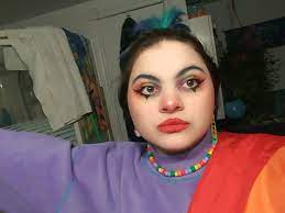 rainbow clown makeup emo amino