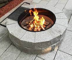 Build A Backyard Granite Fire Pit In A