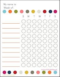 Printable Reward Chart Sticker Chart Printable Chore
