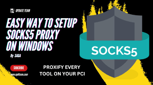 setup socks5 proxy on windows