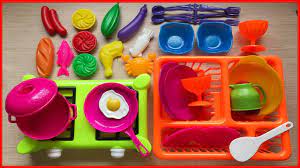 ĐỒ CHƠI NẤU ĂN CHO BÉ 36 MÓN - Cooking toys for kids (Chim Xinh) - YouTube