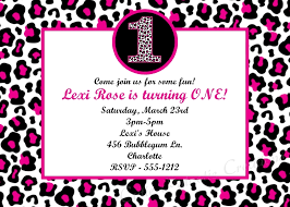 Leopard Party Invitations