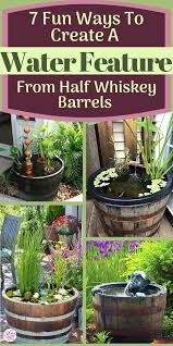 Whiskey Barrel Planter Container