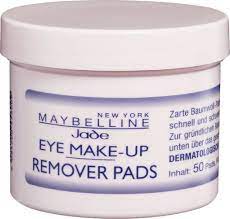 maybelline eye make up remover pads