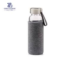 360ml Insulated Glass Water Bottle For