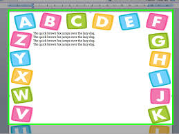 Easter Page Borders For Microsoft Word 11346 Trendnet