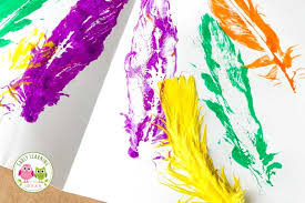 How to Paint with Feathers: 5 Fun & Easy Ideas - Early Learning Ideas