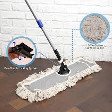 industrial cotton floor dust mop