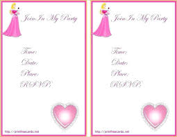Free Invitation Cards For Birthday Party Free Party