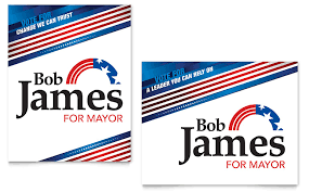 Political Campaign Poster Template Word Publisher