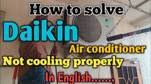 daikin air conditioner not cooling