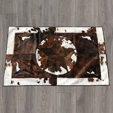 colombian sched cowhide area rug