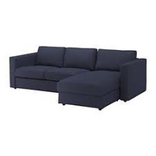 vimle sofa with chaise orrsta black