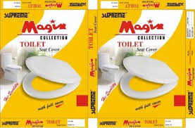 Supreme Plastic Magix Toilet Seat Cover