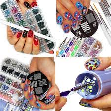 a manicure set nail art supplies