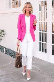how to wear a pink blazer 8 styling
