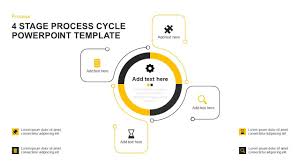 4 Step Process Cycle Powerpoint Template Keynote Diagram