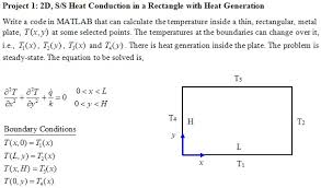 Heat Generation Write A Code In Matlab