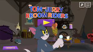 🕹️ Play Tom & Jerry Broom Riders Game: Free Online Halloween Flying Cartoon  Game for Kids