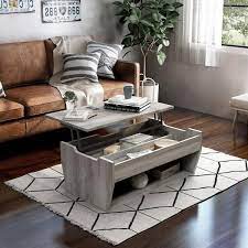 Furniture Of America Riviero Distressed Gray Coffee Table Ynj 1891c35