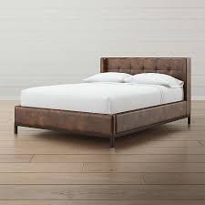 Leather Beds Crate Barrel