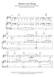 Secret love song lyrics music sheet with notes. Little Mix Secret Love Song Feat Jason Derulo Sheet Music Pdf Notes Chords Pop Score Piano Vocal Guitar Right Hand Melody Download Printable Sku 122822